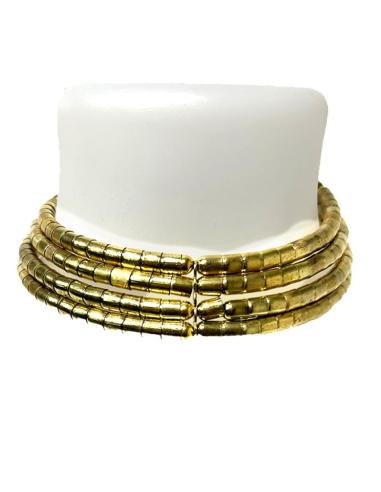 COLLARES ANCHOS DORADOS CHOKER PARA MUJER | MODA BOHO CHIC