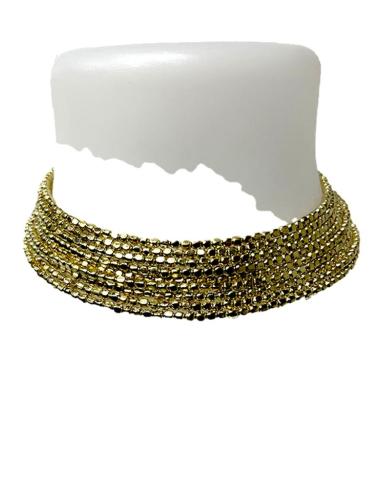 COLLARES CHOKER DORADOS ANCHOS MODA BOHO CHIC | ACCESORIOS MUJER