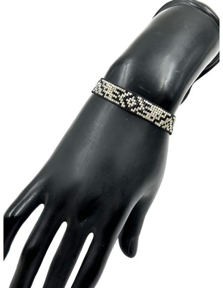 PULSERAS NEGRAS Y PLATEDAS ETNICAS EN MIJUKI | ACCESORIOS BOHEMIOS