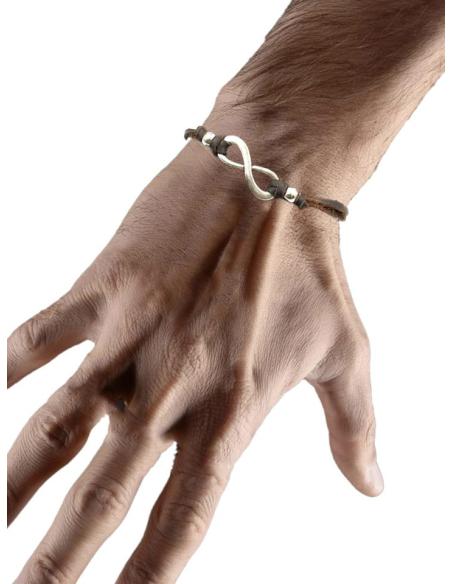 PULSERAS DE CUERO FINAS CON INFINITO | EL JARDIN DEL DESEO