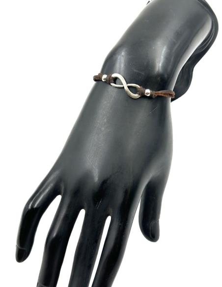 PULSERAS DE CUERO FINAS CON INFINITO | EL JARDIN DEL DESEO