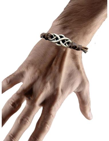 PULSERAS DE CUERO FINAS CON ESPIGA DE ACERO | EL JARDIN DEL DESEO