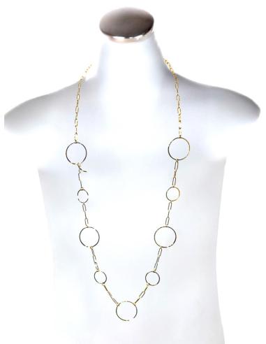 COLLARES DORADOS PARA MUJER ESLABON ORIGINAL | CADENAS DE ESLABONES