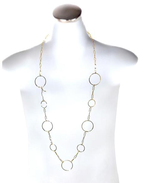 COLLARES DORADOS PARA MUJER ESLABON ORIGINAL | CADENAS DE ESLABONES