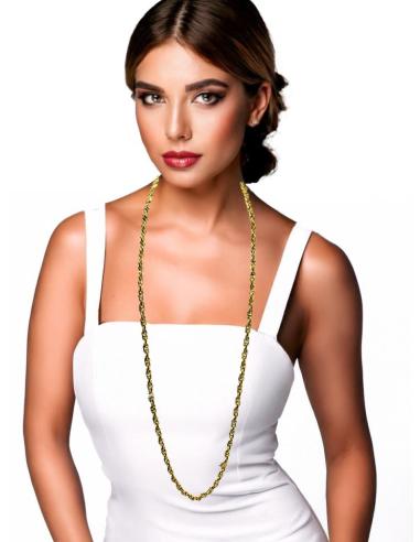 COLLARES MUJER DORADOS LARGOS CORDON RETORCIDO | JOYAS MUJER