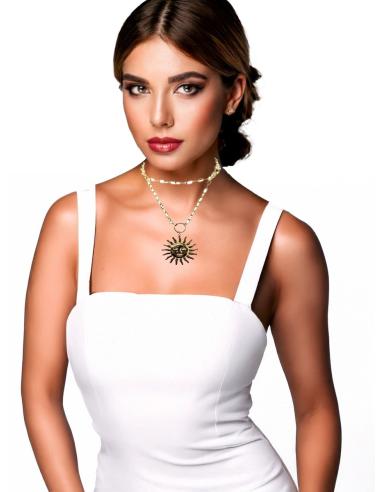COLLARES MUJER DORADOS CADENA ESLABON...