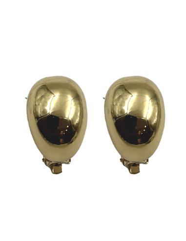 PENDIENTES CLIP DE AROS DORADOS PARA DIA Y NOCHE