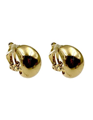PENDIENTES CLIP DE AROS DORADOS PARA DIA Y NOCHE