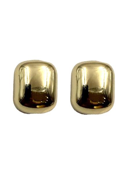 PENDIENTES CLIP DORADOS DISEÑO ACTUAL CUADRADO