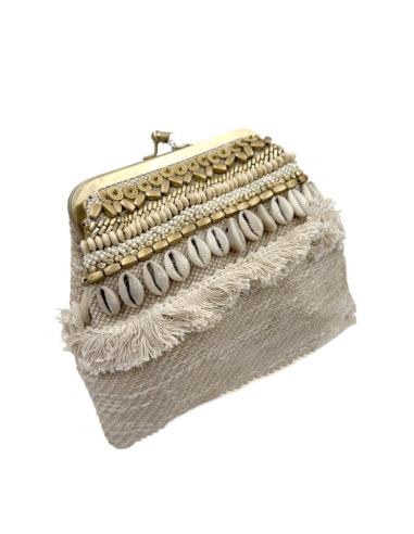 BOLSOS BEIGE DE CONCHAS PARA BODAS VERANO | BOLSOS VERANO