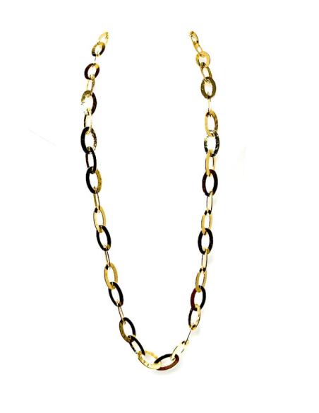 COLLARES DORADOS LARGOS DE ESLABONES DE MODA IDEAL FONDO DE ARMARIO