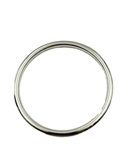 PULSERAS MUJER PLATEADAS ARO RIGIDO | JOYAS EN ACERO