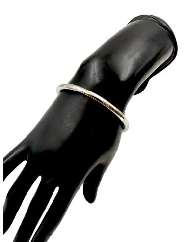 PULSERAS MUJER PLATEADAS ARO RIGIDO | JOYAS EN ACERO