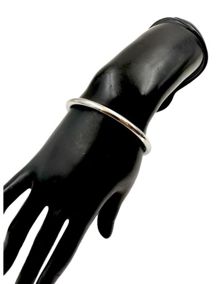 PULSERAS MUJER PLATEADAS ARO RIGIDO | JOYAS EN ACERO