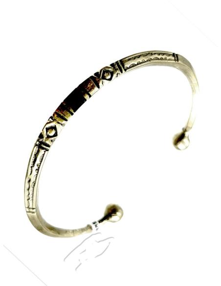 PULSERAS PARA HOMBRE JOYAS AFRICANAS TUAREG CON MADERA DE EBANO