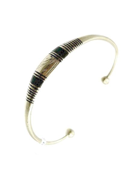 BRAZALETES PARA HOMBRE JOYAS AFRICANAS TUAREG CON MADERA DE EBANO