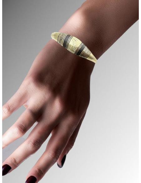 BRAZALETES PARA HOMBRE JOYAS AFRICANAS TUAREG CON MADERA DE EBANO