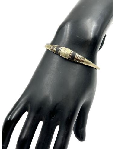 BRAZALETES PARA HOMBRE JOYAS AFRICANAS TUAREG CON MADERA DE EBANO