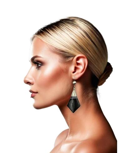 PENDIENTES LARGOS DE MADERA DE EBANO JOYAS TUAREG