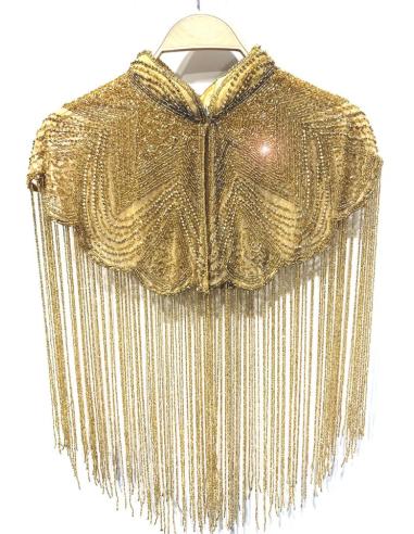 CAPAS JOYA DORADAS PARA BODAS Y EVENTOS NOCHE | MODA MUJER