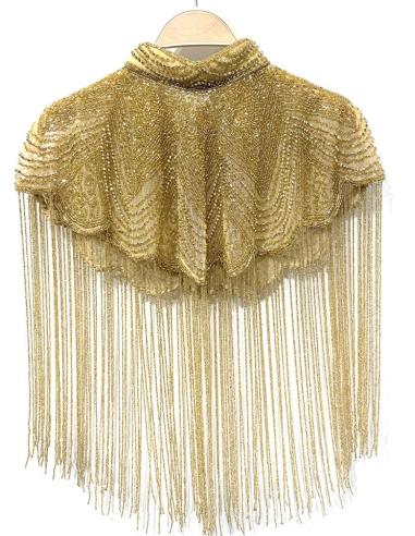 CAPAS JOYA DORADAS PARA BODAS Y EVENTOS NOCHE | MODA MUJER