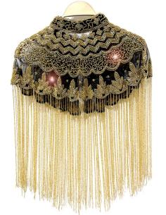 CAPAS JOYA DORADAS Y NEGRAS CON FLECOS ESTILOSOS | MODA MUJER 2