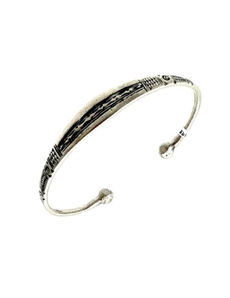 PULSERAS PLATEADAS HOMBRE JOYAS AFRICANAS TUAREG | PULSERAS UNISEX