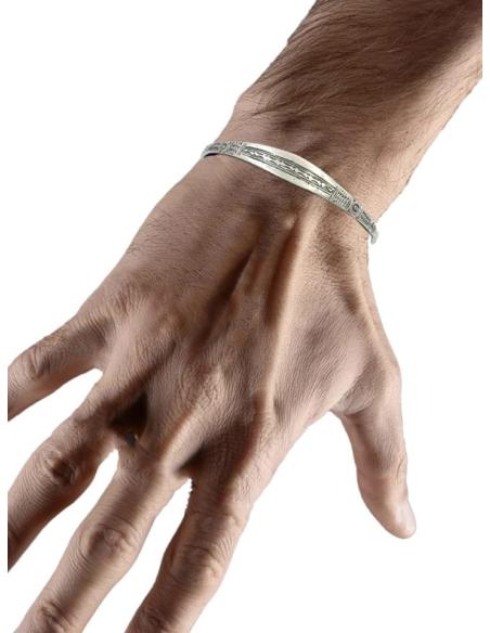 PULSERAS PLATEADAS HOMBRE JOYAS AFRICANAS TUAREG | PULSERAS UNISEX
