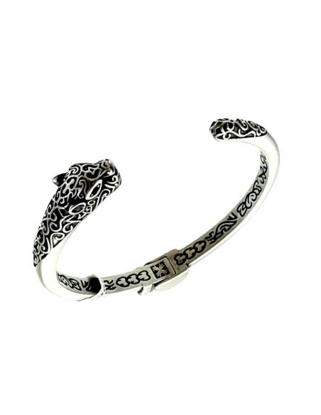 PULSERAS HOMBRE DE LEOPARDO EN ACERO | COMPLEMENTOS HOMBRE