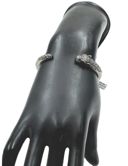 PULSERAS HOMBRE DE LEOPARDO EN ACERO | COMPLEMENTOS HOMBRE