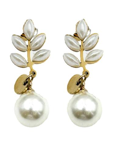 PENDIENTES CORTOS PARA DIA CON PERLITAS | EL JARDIN DEL DESEO