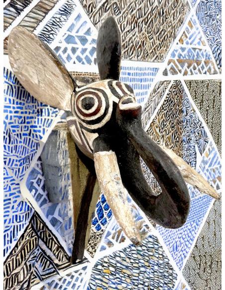 DECORACION MASCARA AFRICANA TRIBAL DE MADERA | ARTE AFRICANO
