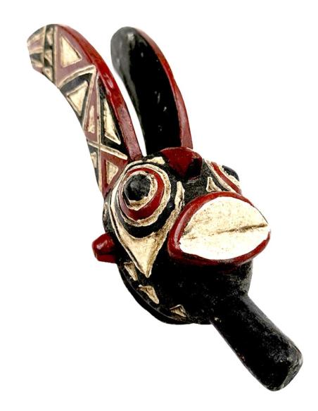 DECORACION DE MADERA MASCARA ETNICA ARTE AFRICANO | ESTILO TRIBAL