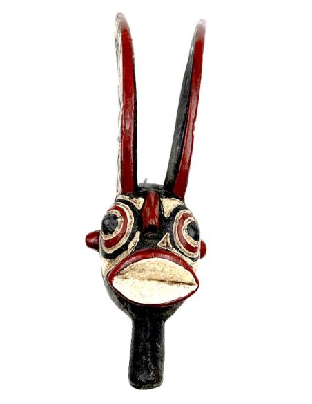 DECORACION DE MADERA MASCARA ETNICA ARTE AFRICANO | ESTILO TRIBAL