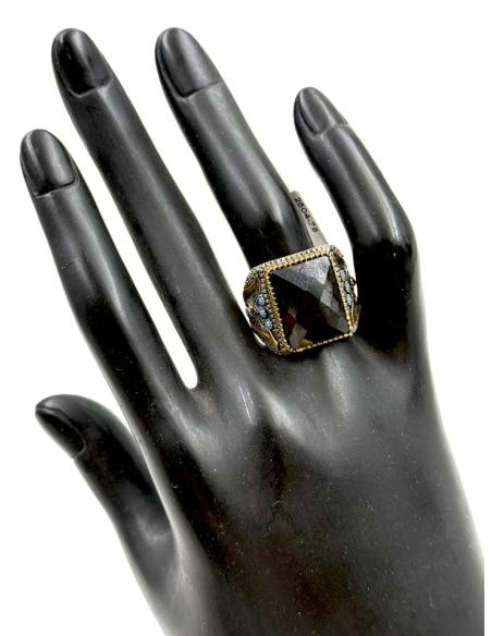 ANILLOS HOMBRE DE PLATA SELLOS CON PIEDRA NEGRA | SELLOS PLATA HOMBRE