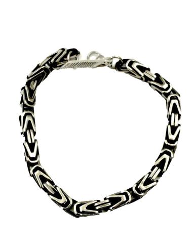 PULSERAS HOMBRE JOYAS EN ACERO ESLABON TAI | JOYAS MODA MASCULINA