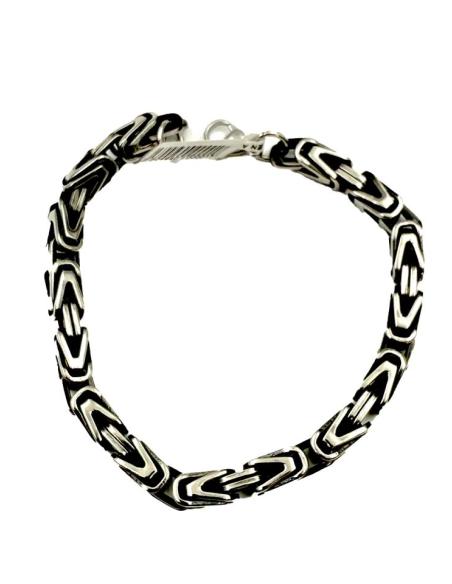 PULSERAS HOMBRE JOYAS EN ACERO ESLABON TAI | JOYAS MODA MASCULINA