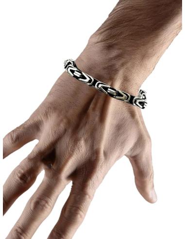 PULSERAS HOMBRE JOYAS EN ACERO ESLABON TAI | JOYAS MODA MASCULINA