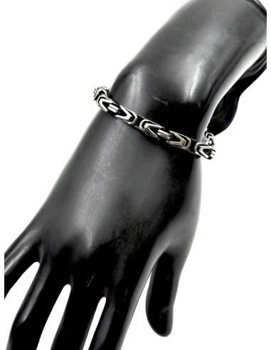 PULSERAS HOMBRE JOYAS EN ACERO ESLABON TAI | JOYAS MODA MASCULINA