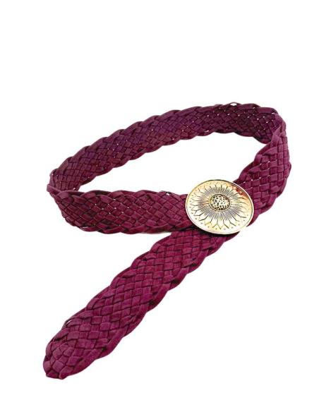 CINTURONES ANCHOS BOHO DE MUJER GRANATES | CINTURONES MODA