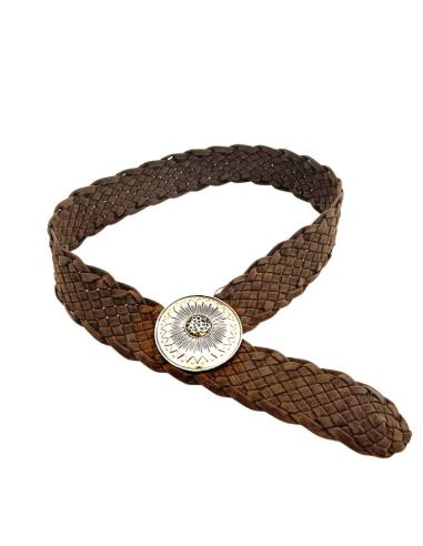 CINTURONES ANCHOS BOHO DE MUJER MARRONES CHOCOLATE | CINTURONES MODA