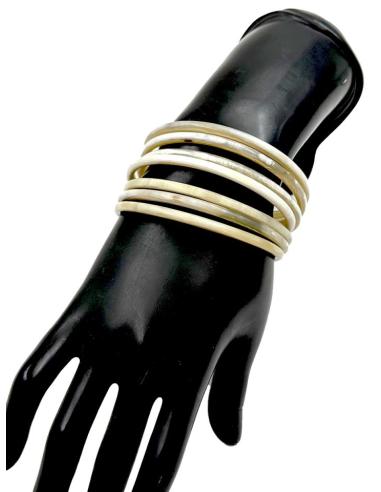 PULSERAS MUJER SEMANARIO BEIGE AFRICA | ACCESORIOS BOHO