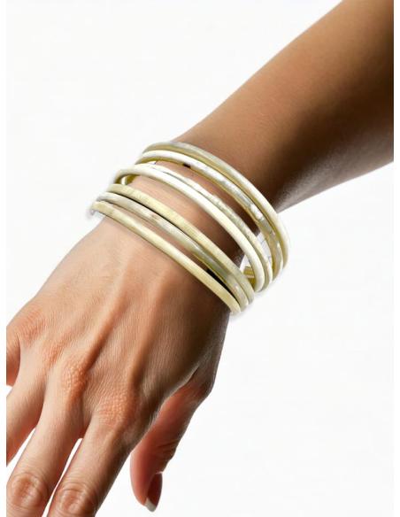 PULSERAS MUJER SEMANARIO BEIGE AFRICA | ACCESORIOS BOHO