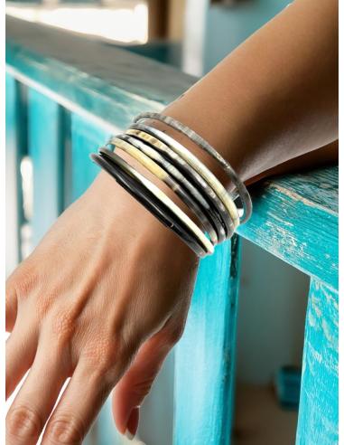 PULSERAS NEGRAS MUJER SEMANARIO AFRICA | ACCESORIOS BOHO