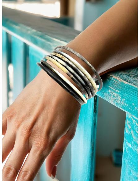 PULSERAS NEGRAS MUJER SEMANARIO AFRICA | ACCESORIOS BOHO