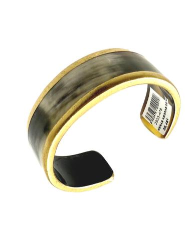 PULSERAS NEGRAS MUJER BRAZALETE ANCHO ASTA | ACCESORIOS BOHO AFRICA