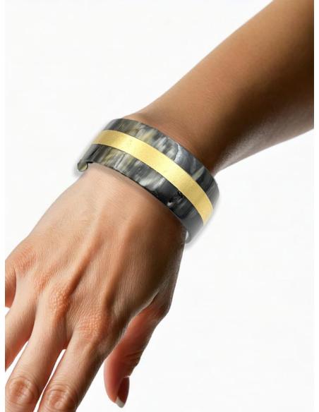 PULSERAS ANCHAS BRAZALETE AFRICA DE MUJER EN ASTA | ACCESORIOS TRIBALES
