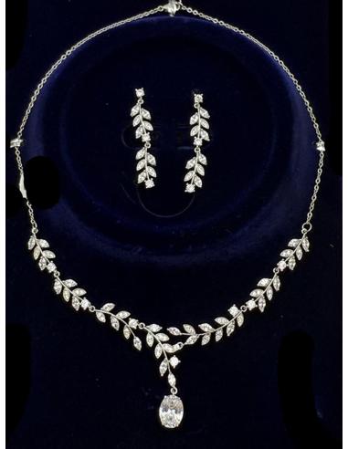 COLLARES NOVIA CON PENDIENTES JOYAS EXCLUSIVAS | JOYAS MADRINA