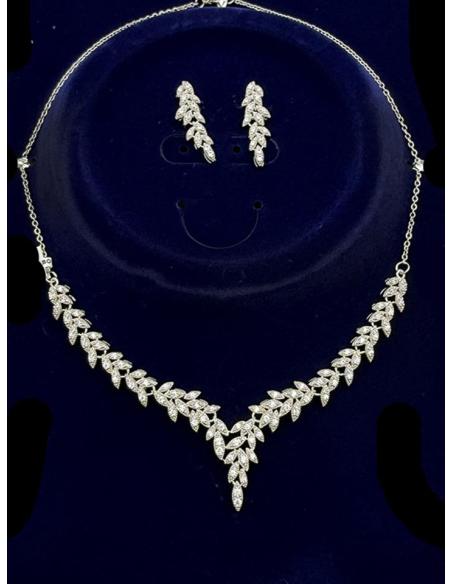 JOYAS NOVIAS COLLARES BODA Y PENDIENTES ELEGANTES | JOYAS MADRINA