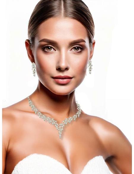 JOYAS NOVIAS COLLARES BODA Y PENDIENTES ELEGANTES | JOYAS MADRINA